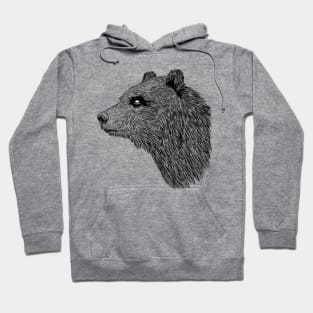 Hipster Bear Hoodie